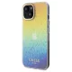 Guess iPhone 13 / 14 / 15 Case IML Faceted Mirror Disco Iridescent, Multicolour