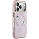 Karl Lagerfeld IML Choupettes Karl Script Logo MagSafe Phone Case Cover iPhone 17 Pro - Pink