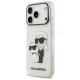 Karl Lagerfeld IML NFT Glitter Karl&Choupette case for iPhone 18 Pro / 17 Pro, transparent