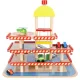 Kruzzel 00022446 Wooden Parking Garage for Kids