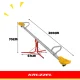 Kruzzel 2-in-1 Kids Garden Seesaw and Merry-Go-Round