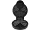 Heart Waffle Maker 1000W Black
