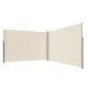 Retractable Corner Side Awning LUARO Patio Privacy Screen 181 x 620 cm, Beige