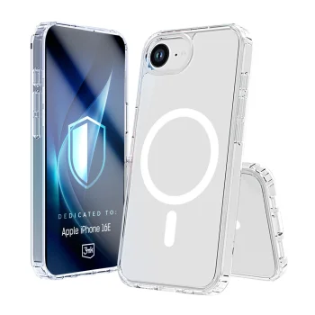 3mk Armor MagCase for iPhone 16E Transparent