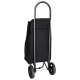 Shopping Trolley Bag on Wheels with Thermal Pocket 41 L, 35 kg, Black