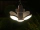 Saliekama LED kempinga lampa ar saules bateriju un āķi