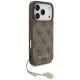 Guess iPhone 17 Pro Case 4G Charms Collection MagSafe, Brown
