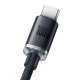 Baseus Crystal Shine USB Type C Data Charging Cable 100W, 1.2m, Blue