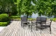Garden Furniture Set with Glass Table Bench and Chairs MultiGarden