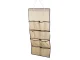 Fabric Wardrobe Organizer for Jewelry and Accessories, 90x45 cm, Beige