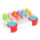 Educational Toy Bus with Keys and Pop-up Animals