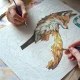 Massido Paint by Numbers Fox, 40x50 cm