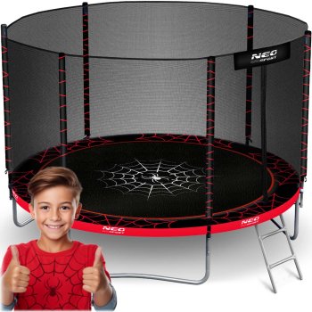 Garden Trampoline 10ft/312cm with Safety Net and Ladder Neo-Sport