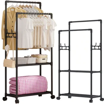 Clothes Hanger Rack Rail