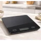 Electronic Kitchen Scale with LCD Display, Glass Surface, 5kg/1g