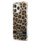 Guess iPhone 13 Pro / 13 6.1\" Case Leopard Brown