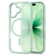 Tech-Protect MagMat MagSafe Case for iPhone 17 - Transparent Green