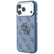 Guess 4G & Big Resin Logo Case for iPhone 17 Pro / 18 Pro - Light Blue