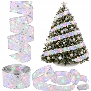 LED Christmas Ribbon 4m, 40 LED, White