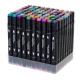 Double-Sided Alcohol Markers in Case 80 pcs + Stand