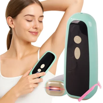 Painless IPL Hair Removal Device for Full Body and Bikini, At-Home Kit with Glasses