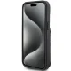 Karl Lagerfeld iPhone 15 Case Saffiano Monogram Ikonik Patch, Black