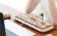 MOFII Candy BT Bluetooth/USB Wireless Mechanical Keyboard With Backlight, yellow