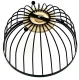 Metal Fruit and Vegetable Basket DA78B, Black