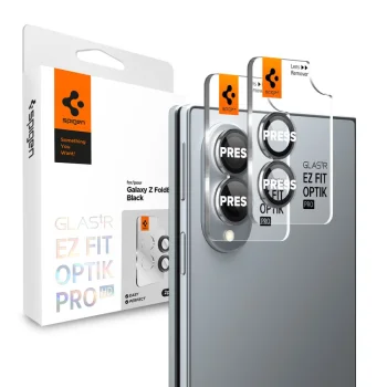 Spigen Optik Pro HD Camera Lens Protector for Samsung Galaxy Z Fold 8 2-Pack - Black