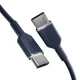 Puro ICON USB-C to USB-C Cable 1.5m, Navy Blue