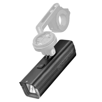 Rockbros RHL1500 Front Bike Light 5000mAh 1500lm IPX6, Black