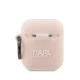 Karl Lagerfeld KLA2RUNCHP 3D Silicone Case for Apple AirPods 1 / 2 Pink