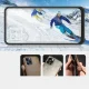 Clear 3 in 1 Case for Samsung Galaxy A42 5G Hybrid Armor Frame Cover, Black