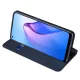 Dux Ducis Skin Pro Flip Case for Oppo Reno 8 with Card Pocket and Stand, Blue
