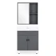 Multigarden ModernHome Bathroom Furniture Set with Sink and Mirror