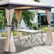Bakalu KZ1138 Folding Camping Table Set with 4 Chairs