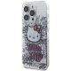 Hello Kitty iPhone 15 Pro Case IML Kitty On Bricks Graffiti, White