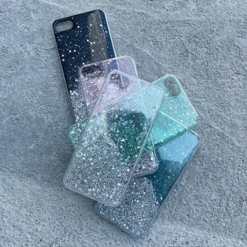 Phone Case Wozinsky Star Glitter for Samsung Galaxy A72 4G, Black