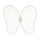 Kids Carnival Costume Angel, 4-Piece Set, Size S (100-110 cm), White