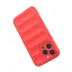 Magic Shield Case Flexible Armored Case for iPhone 13 Pro Max, Red