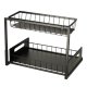 2-Tier Pull-Out Kitchen Under Sink Organizer, Black