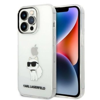 Apple iPhone 14 Pro Max 6.7" Karl Lagerfeld Ikonik Choupette Case Cover (KLHCP14XHNCHTCT), Transparent
