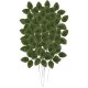 Gardlov Artificial Rose Leaf Branches, 51 cm, Set of 12