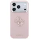 Guess Grained & Big Resin Logo Case for iPhone 18 Pro / 17 Pro, Pink