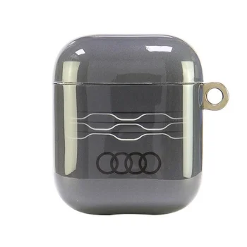 Audi IML Geometric Pattern dėklas ausinėms AirPods 1 / 2, pilkas