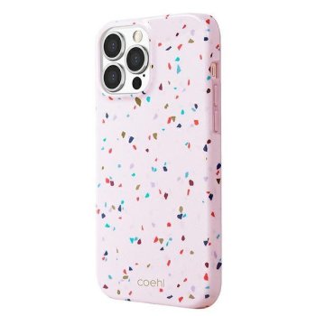 Apple iPhone 13 Pro 6,1" Uniq Etui Coehl Terrazzo Case Cover, Pink