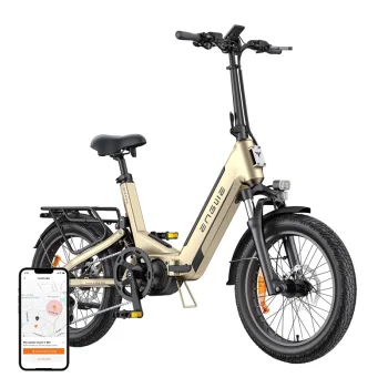 Folding Electric Bike ENGWE L20 3.0 Pro 250W 20", Gold