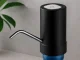 Electric Water Dispenser Pump for 5 Gallon Bottles, Rechargeable, Black