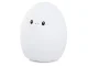 Kids LED Night Light Egg, RGB, Silicone, USB, White