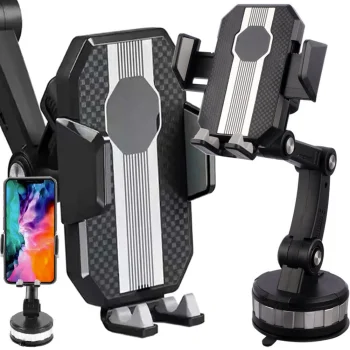 Car Phone Holder for Windshield and Dashboard